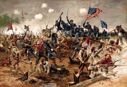 Guerra Civil Americana - Os estados do Norte se saíram vitoriosos graças à grande força escrava que recebeu em seu exército